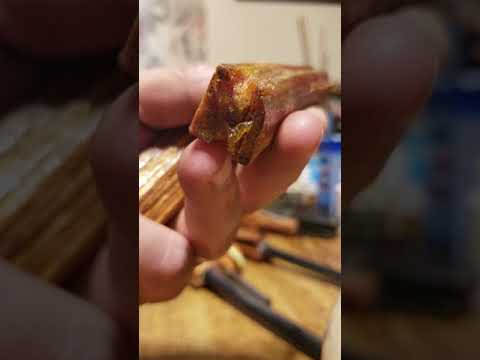 Homemade Ferro rod fatwood handles