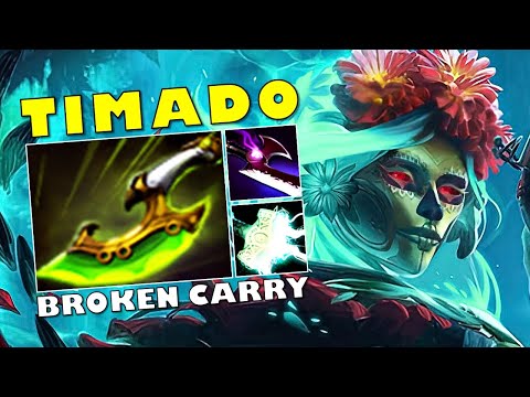 Dota 2 TIMADO [Muerta] 25 Kills BROKEN Carry Hero 7.34c