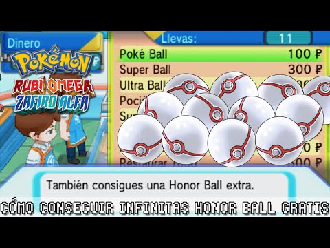 Cómo conseguir infinitas Honor Ball GRATIS ~ Pokémon Rubí Omega & Zafiro Alfa