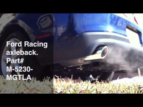 Ford Racing axleback 2011 Mustang 5.0