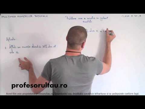 14   Multimea numerelor rationale   probleme care se rezolva cu ajutorul ecuatiilor    partea 2