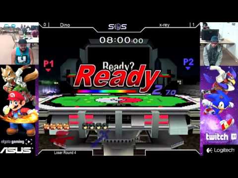 SOS4 Melee Singles L Semis - Dino vs X-Rey