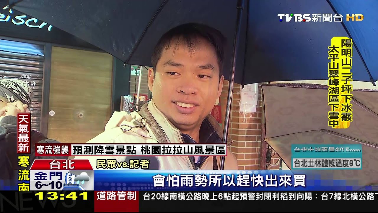 買氣冷！寒流加下雨　年貨大街開跑嘸人潮