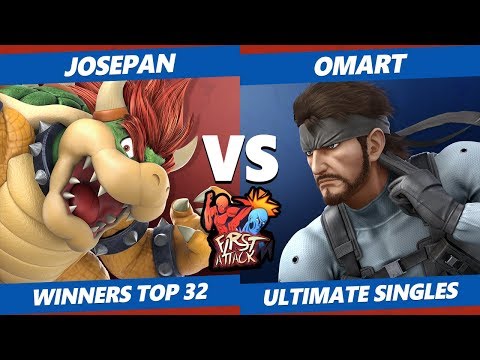 First Attack 2019 SSBU - PC | Josepan (Bowser) Vs Omart (Snake) Smash Ultimate Tournament Top 32 WR1