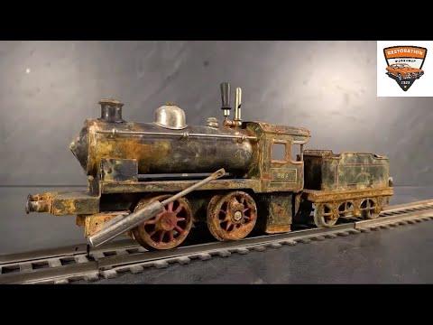 Abandoned train restoration  | Antique Locomotive Train Restoration | Abandoned model train