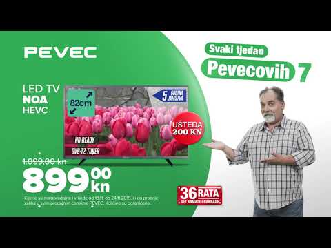 „Svaki tjedan Pevecovih 7“, ponuda vrijedi od 18.11.2019. do 24.11.2019.- spot 1