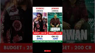 Kisi Ka Bhai Kisi Ki Jaan Vs Jawan Movie Comparision || Box Office Collection #shorts #jawan #srk