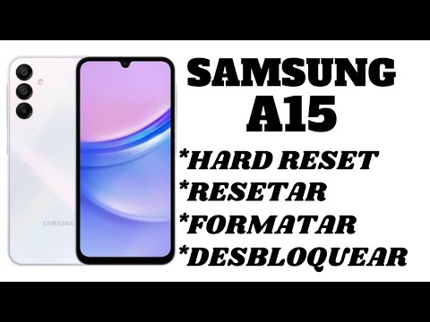 Dr.Celular - Samsung A15 - Hard Reset - Resetar - Formatar - Desbloquear