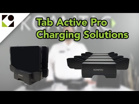 Charging Cradles for the Galaxy Tab Active Pro by KOAMTAC