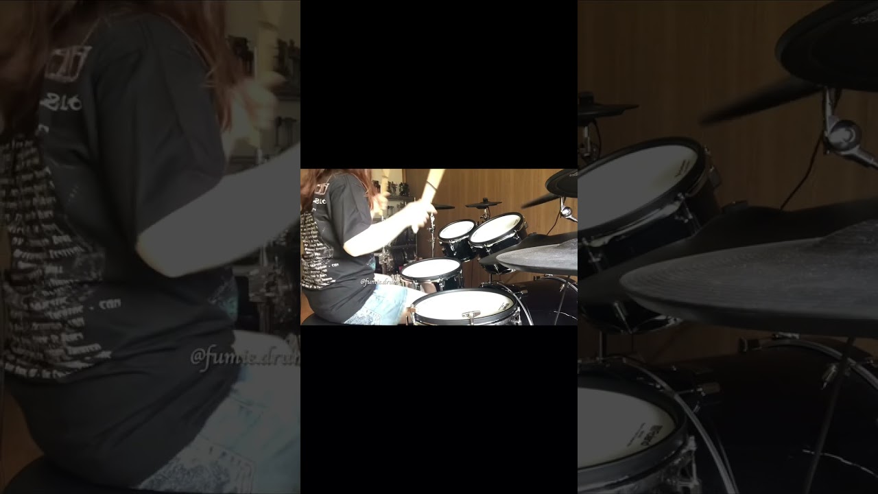 Black Earth “Burn On The Flame” drum cover by Fumie Abe