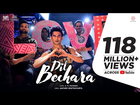 Dil Bechara – Title Track | Sushant Singh Rajput | Sanjana Sanghi | A.R. Rahman |Mukesh C |Amitabh B