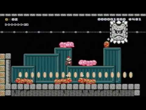 Super Mario Maker - Wiggler Warehouse [C778-0000-0029-98F5]