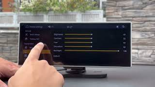 Monitor 11,26" s Apple CarPlay, Android auto, Bluetooth, kamerový vstup AHD