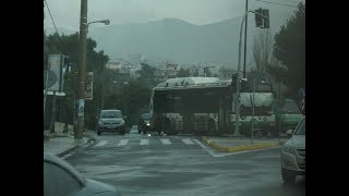 preview picture of video 'ΕΘΕΛ - γραμμή 450 / ATHENS City busses - bus line 450'
