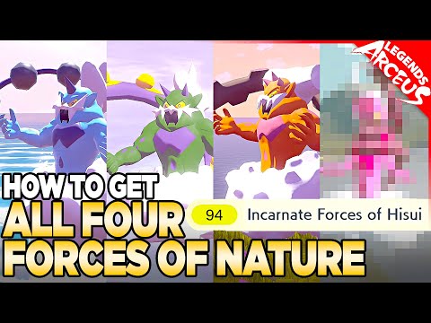 How to Get Enamorus & Other 3 Forces of Nature in Pokemon Legends Arceus