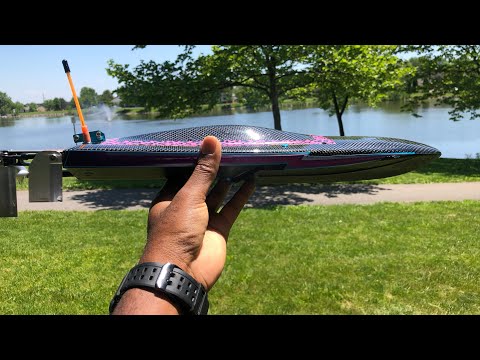 OXIDEAN MARINE MINI DOM out for a rip on the water | super fast rc boat