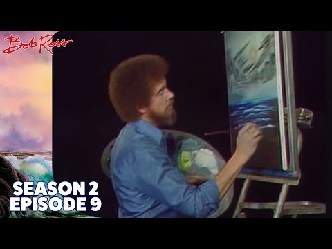 Bob Ross - Black and White Seascape (Season 2 Episode 9)