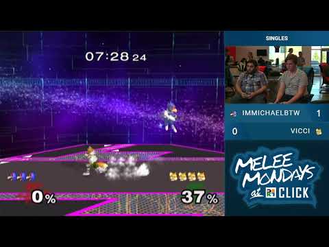 Melee Monday at Click #5 — Singles — Immichaelbtw vs Vicci