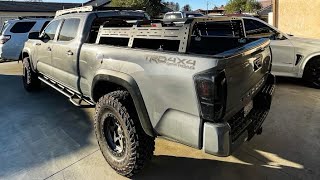 RCI BED RACK 12" HEAVY DUTY STEEL FOR 3RD GEN LONG BED TACOMA!