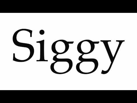 How to Pronounce Siggy