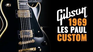 Video thumbnail for 1969 Gibson Les Paul Custom Ebony | CME Gear Demo | Joel Bauman by Chicago Music Exchange
