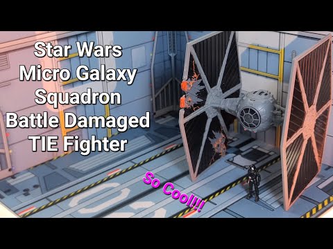 Star Wars Micro Galaxy Squadron TIE Fighter Battle Damage Mystery Bundle Amazon Exclusive