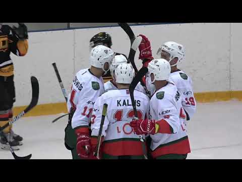 Optibet hokeja līga: HK Dinaburga - HK Liepāja. Spēles labākie momenti (16.09.2020)