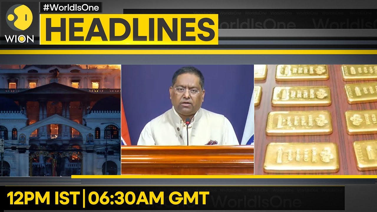 Nepal: Talks Underway On Interim Govt Leadership | 100 Kg Gold Smuggled In India | WION Headlines