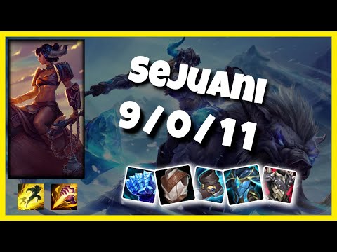 Sejuani vs Zac BR Challenger JUNGLE (9/0/11) Gameplay Replay - Patch 10.24