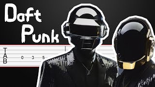 Da Funk - Daft Punk Guitar Tabs, Guitar Tutorial, Guitar Lesson