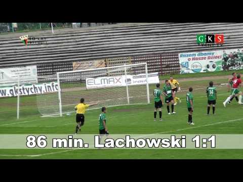 29. kolejka: GKS Tychy - Zagłębie Sosnowiec 1:1. Lachowski (1:1)