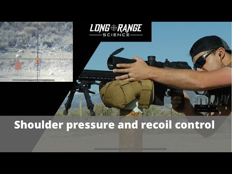 Shoulder pressure and recoil control #precisionshooting #longrangeshooting #PRSshooting #shooting