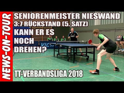 TT-VL (4K60Fps) M. Nieswand - C. Becker |  TTC Schwalbe Bergneustadt 3 vs. TTG Menden | Tischtennis