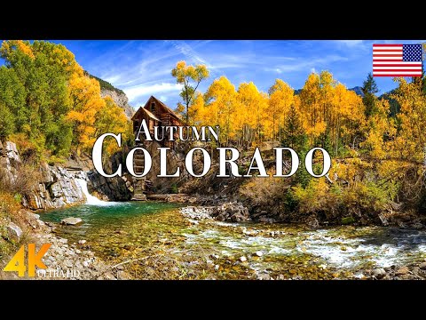 Autumn Colorado 4K Ultra HD • Stunning Footage Colorado, Scenic Relaxation Film with Calming Music.