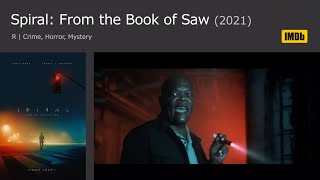 Spiral: From the Book of SAW movie TRAILER 🍿ranked by IMDb (2020)