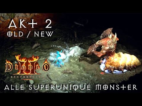 D2R - Alle Superunique Monster aus Akt 2! - Diablo 2 Resurrected Alpha