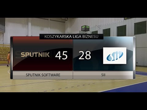 Sputnik Software vs SII  - II kolejka - Poznań - Koszykarska Liga Biznesu
