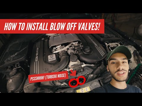 C63s AMG Blow off Valve Installation and Review! (Weistec VTA's)