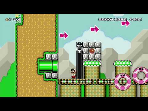 Bill Blaster's Plain キラー砲台のある平野 by つきこ - SUPER MARIO MAKER - NO COMMENTARY 1bj