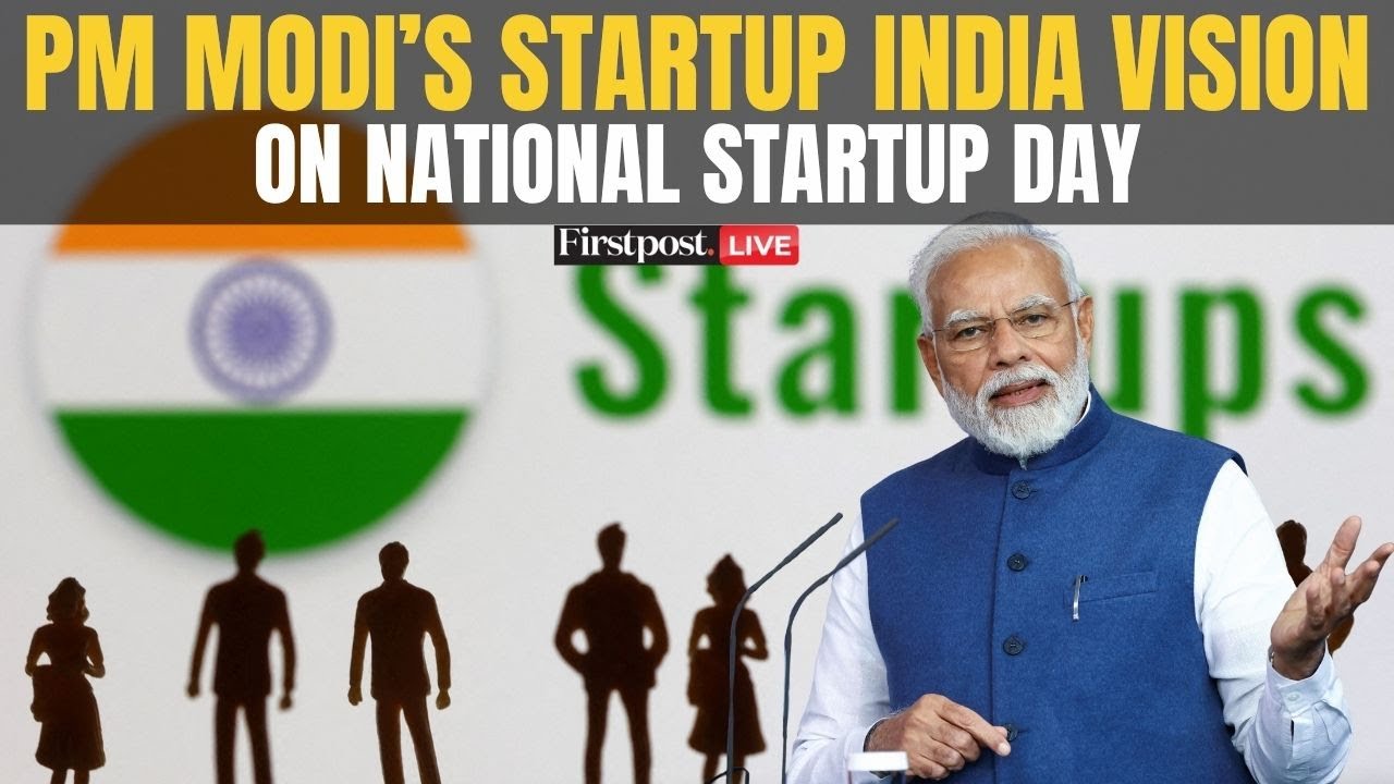 LIVE: PM Modi Interacts with Entrepreneurs on the Occasion of National Startup Day | Firstpost