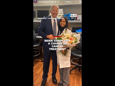 Biden completes a course of cancer treatment