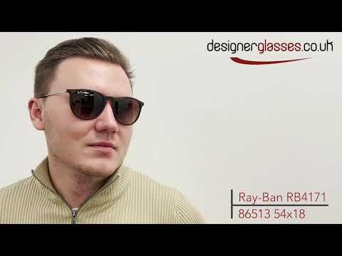 Rayban RB 4171 RB4171 Sunglasses on a 360 turntable and model.