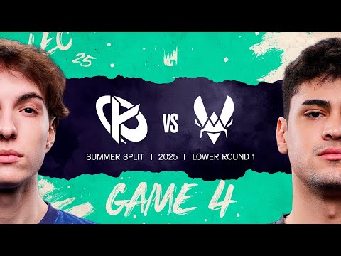 KC v VIT | 2025 LEC Summer | Week 6 Day 1 | Karmine Corp vs. Team Vitality Game 4