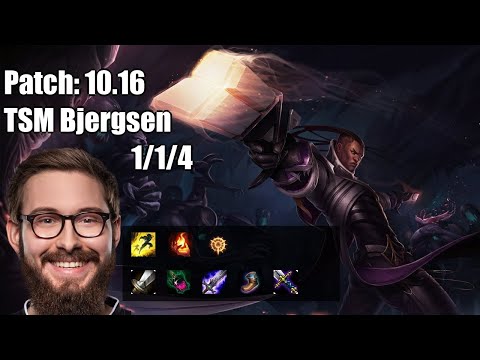 TSM Bjergsen MID Lucian vs Vladimir NA Ranked 10.16 1/1/4