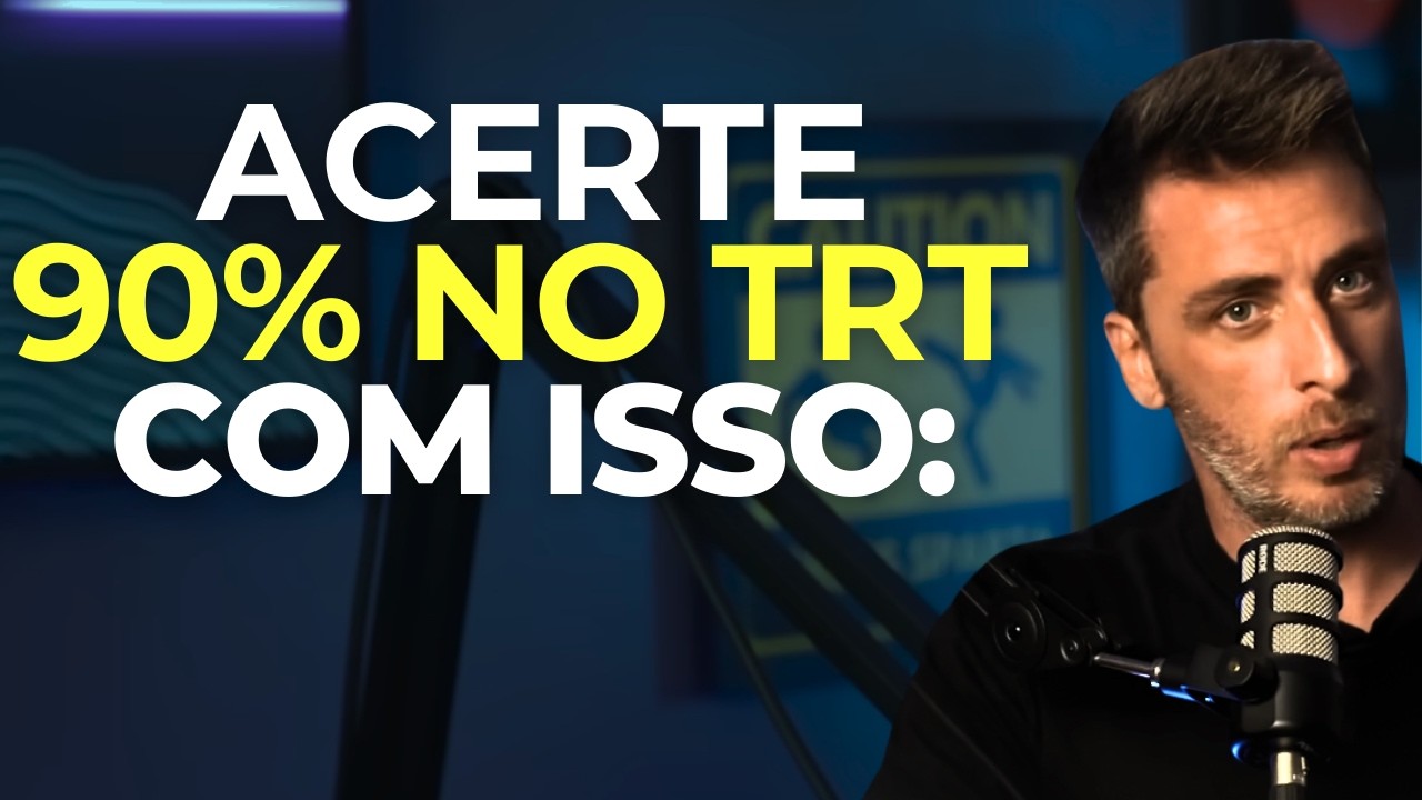 ACERTE ATÉ 93% em DIREITO DO TRABALHO e PROCESSO DO TRABALHO nos TRTs em 3 MESES