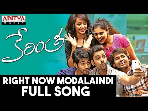 Right Now Modalaindi Full Song II Kerintha Movie II Sumanth Aswin, Sri Divya