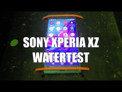 Sony Xperia XZ Watertest