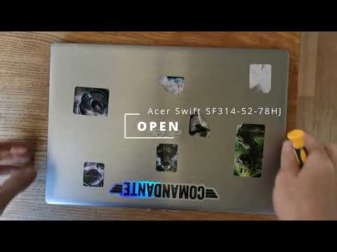 HowToOpenAcer Swift SF314 52 78HJ