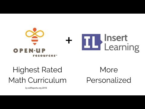 Personalize Open Up Resources Math and InsertLearning