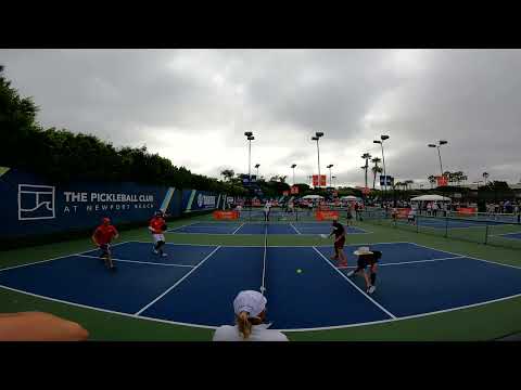 2022 USAPA Newport Championship Men's Pro Dave Weinbach Dayne Gingrich Kyle McMakin Casey McMakin